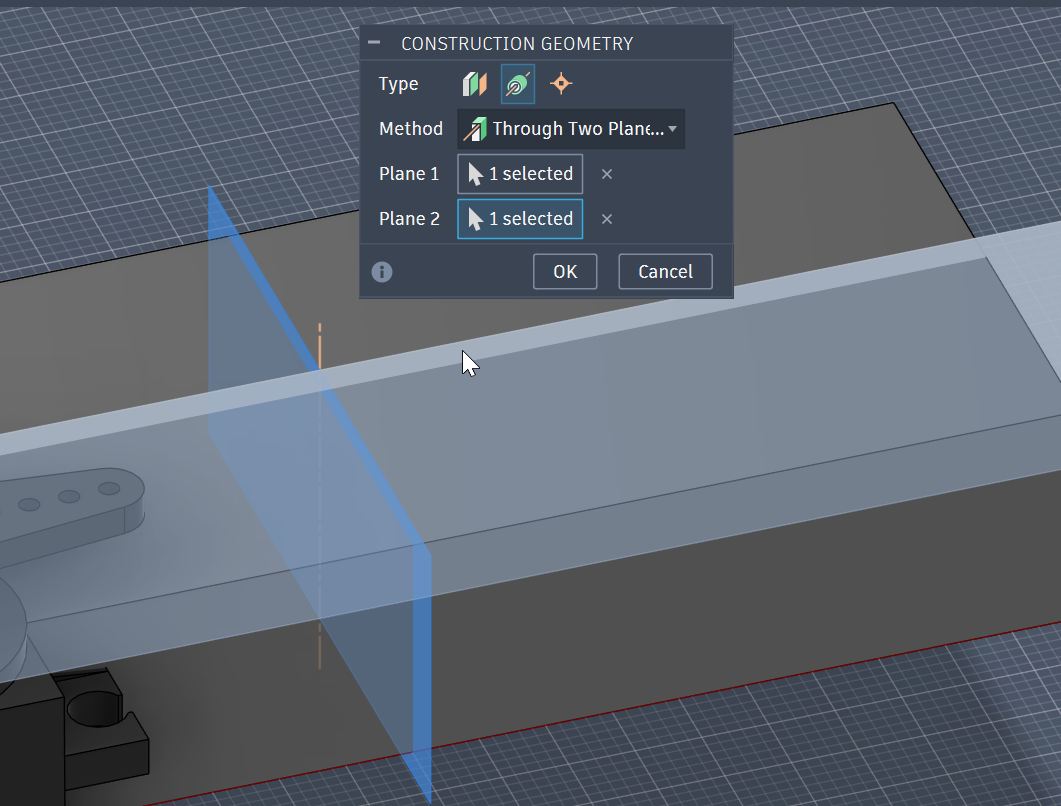 axis through 2 planes