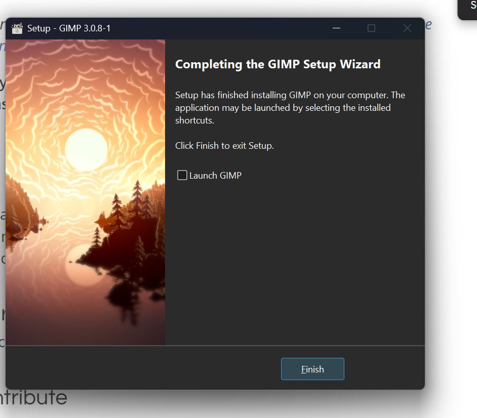 Installation completed