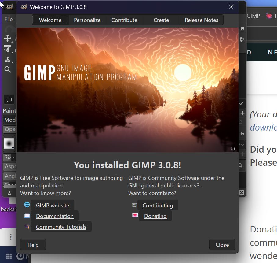 Installation completed