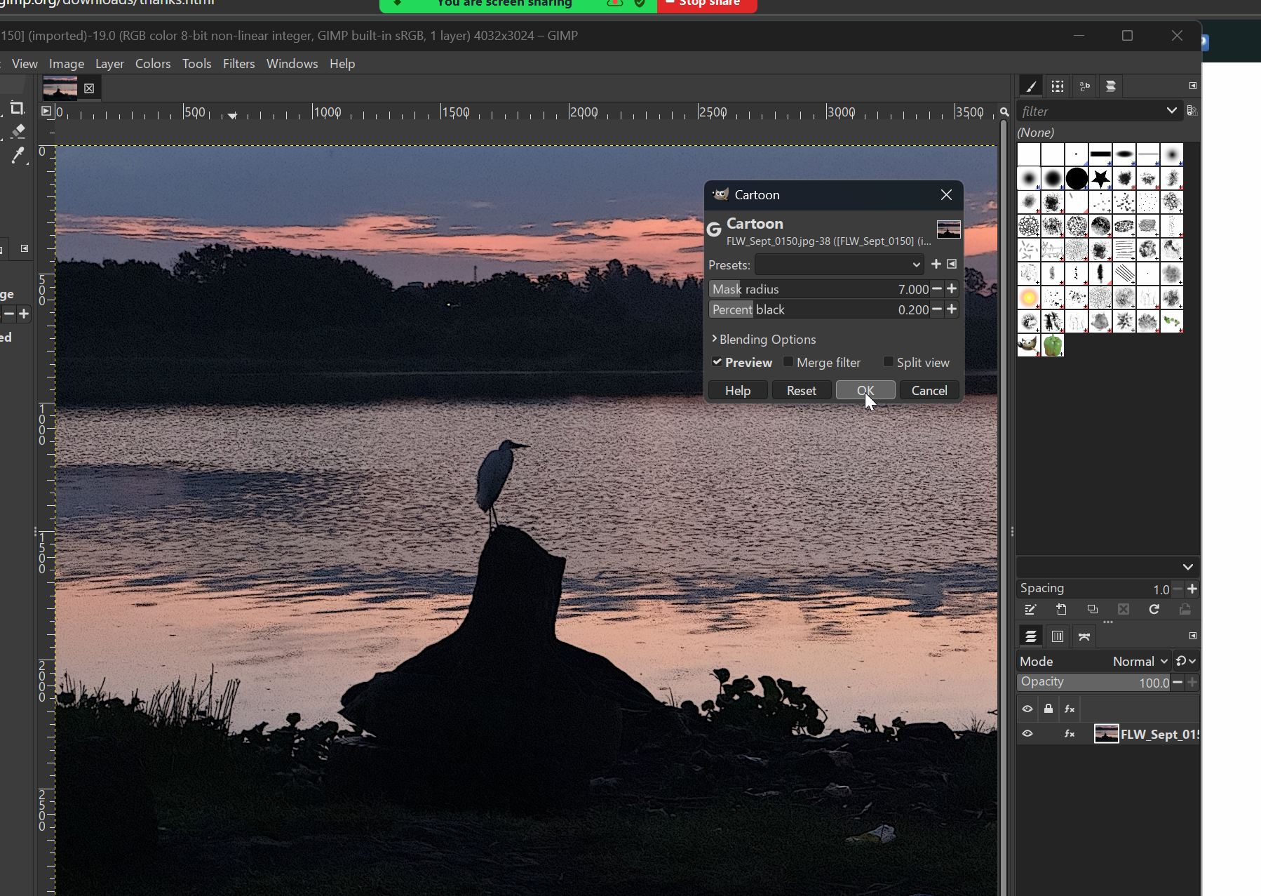 cartoon function result