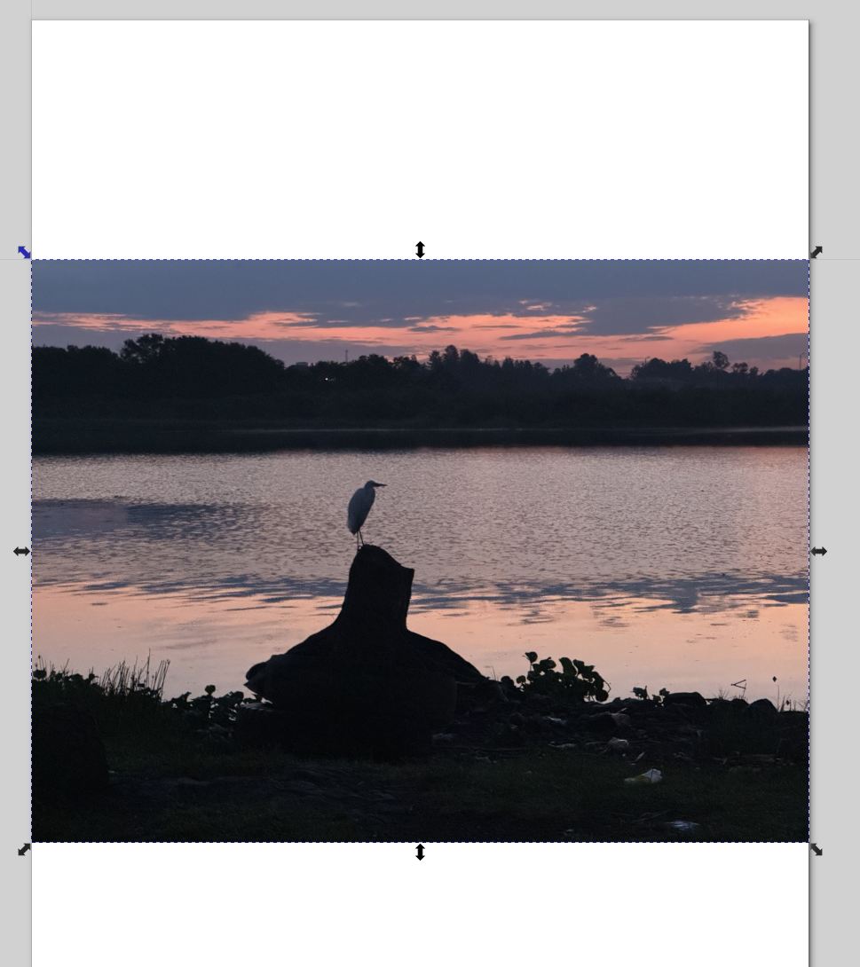 control + drag the edge