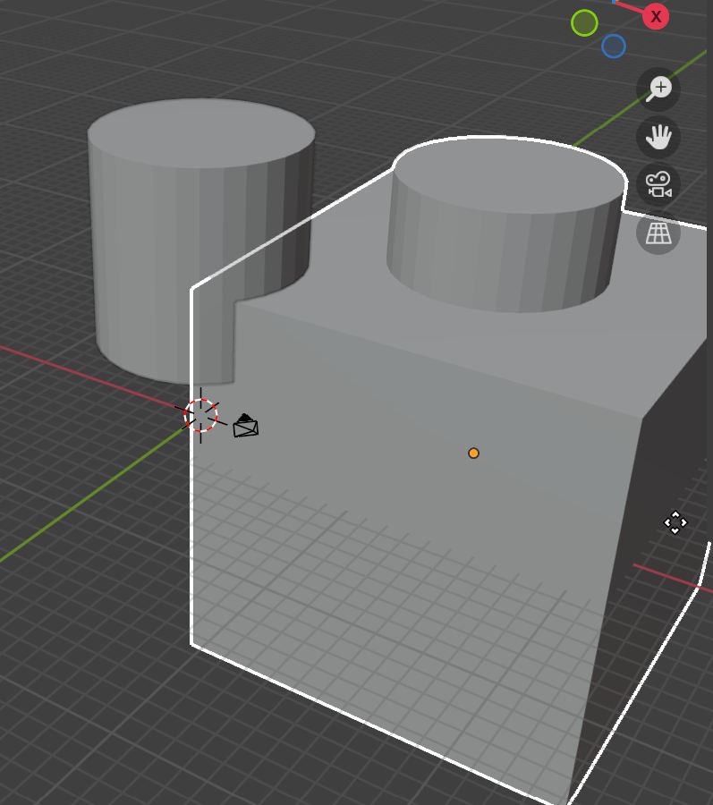 confirm by moving the model