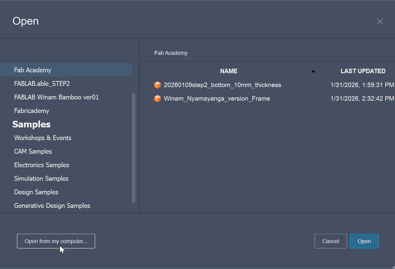 open file from Fusion