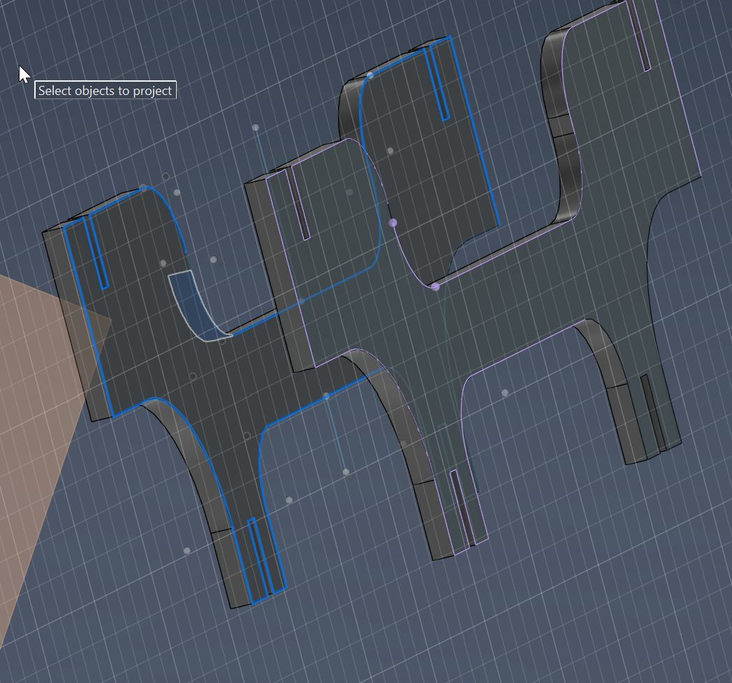 select object to project