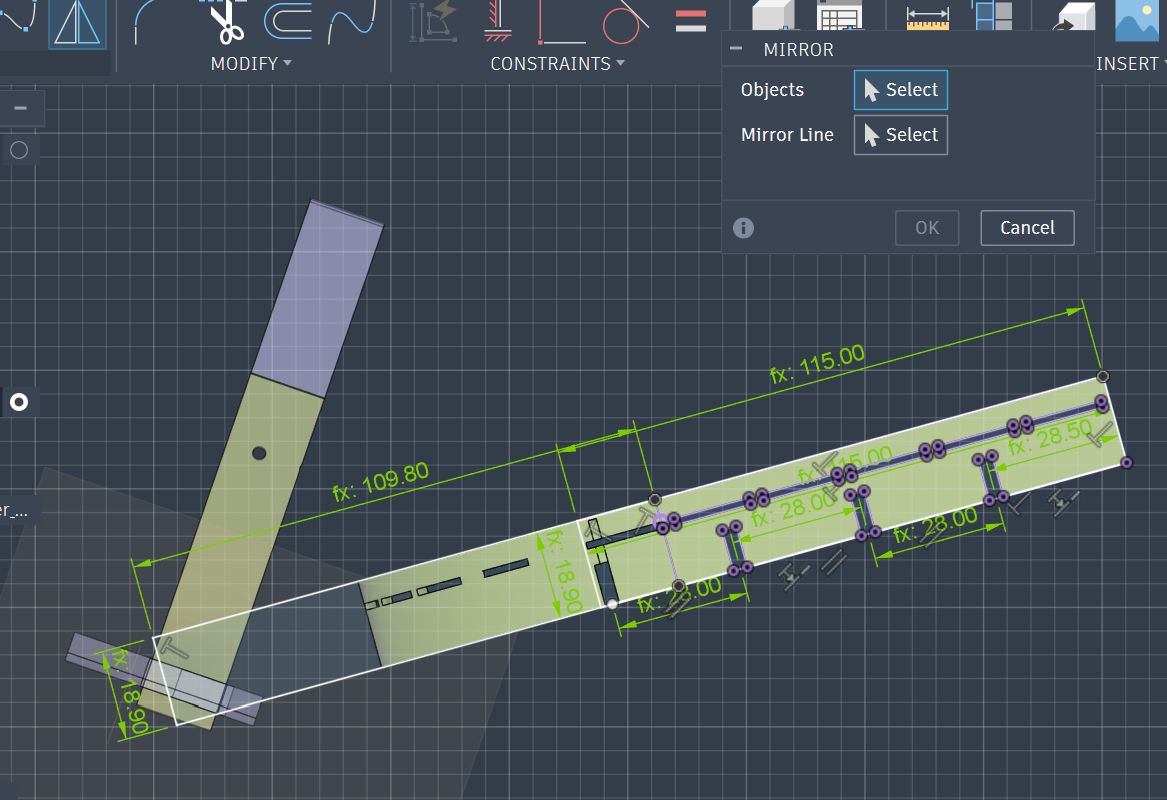 half of straight part