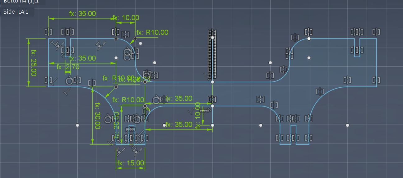 Back Beam parametric design