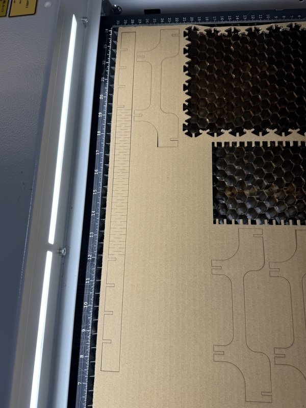 Laser Cutting the parts