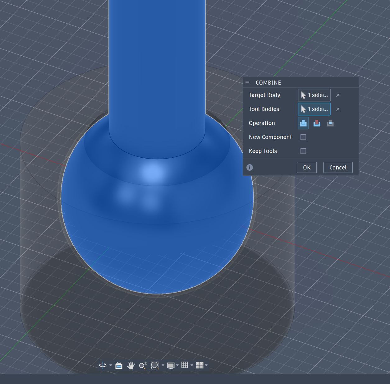 combine rod and ball
