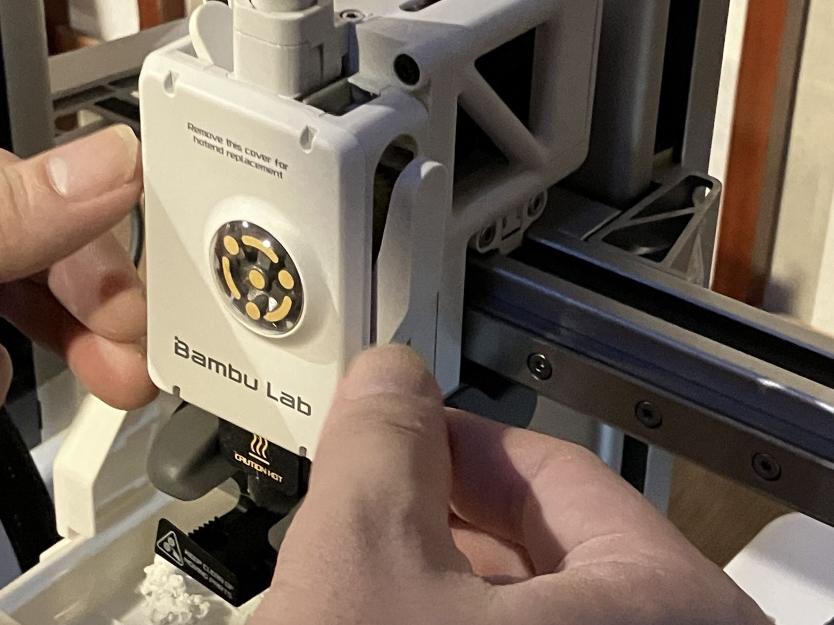 open the nozzle part