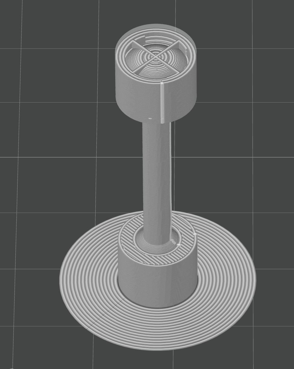 top part of vertical model