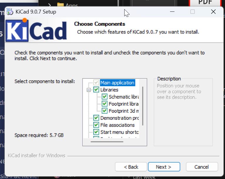 set up KiCad