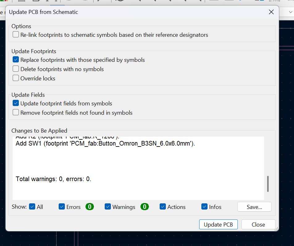 all checked without error