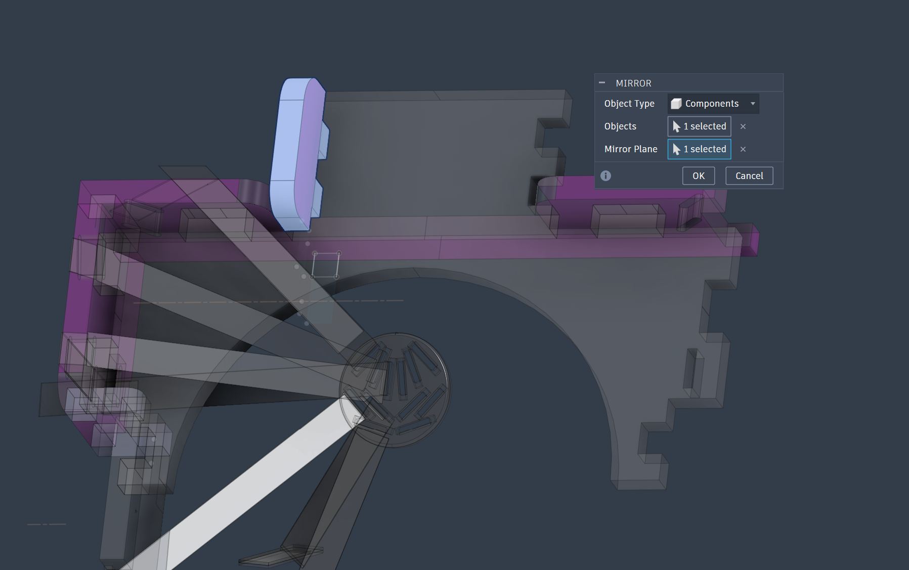 prepare for separate part mirroring