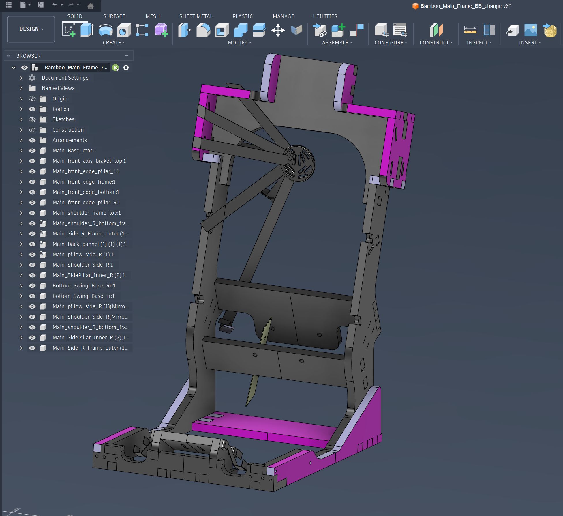 Semi Assembly condition front view