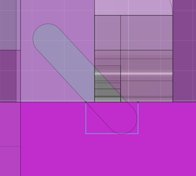 design sketch for cutting backboard