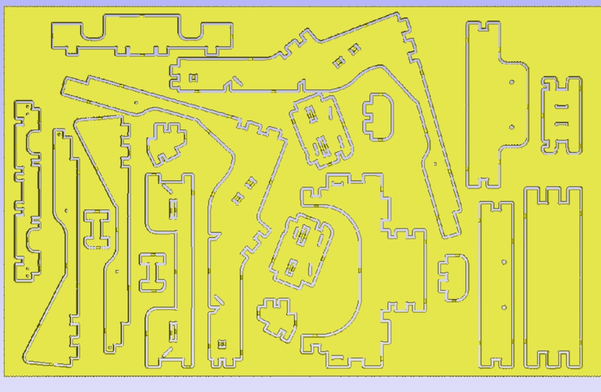 tabs deleted in inner hole cut lines