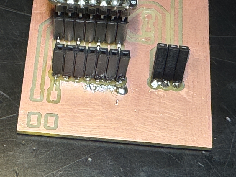 unnecessary over soldering