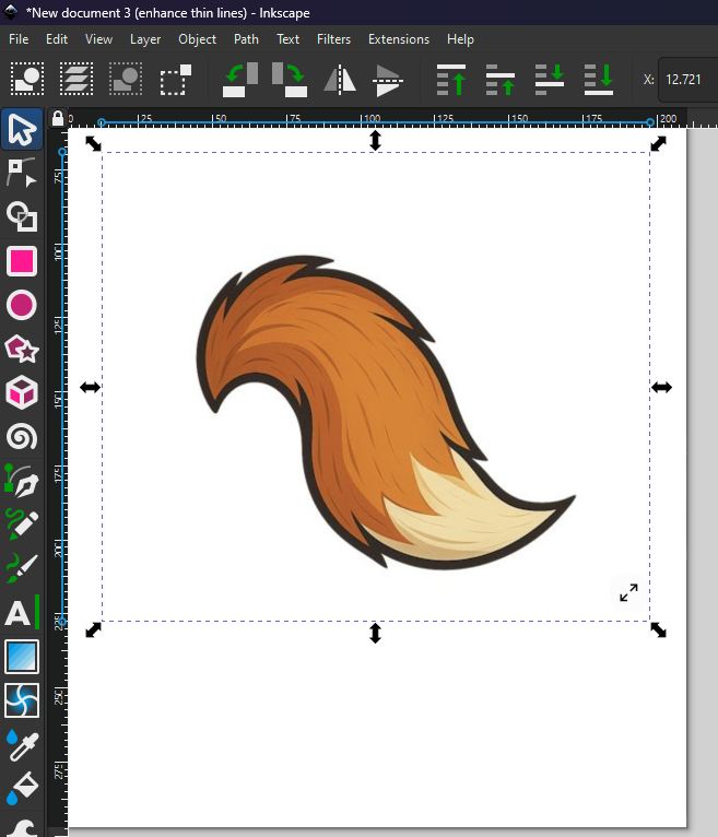 imported to InkScape