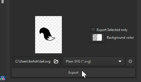 Export as SVG