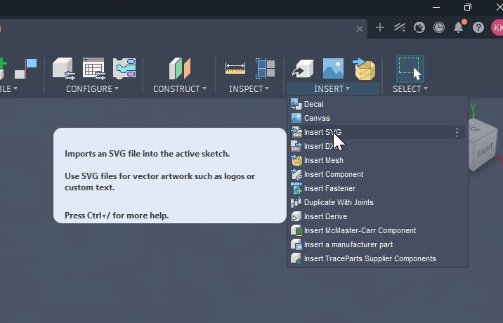 Import SVG by Fusion