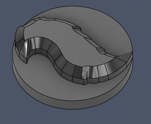 Extruded circle
