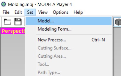 set model axis