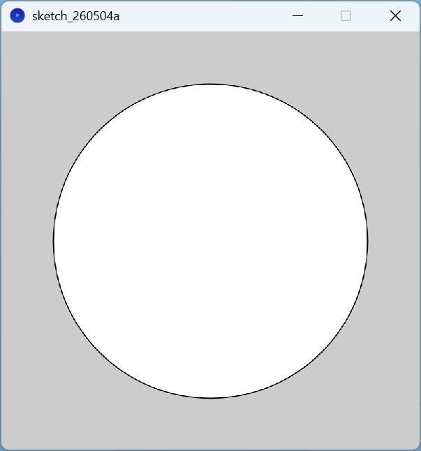 Circle was drown