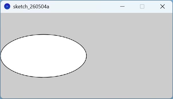 oval was drawn