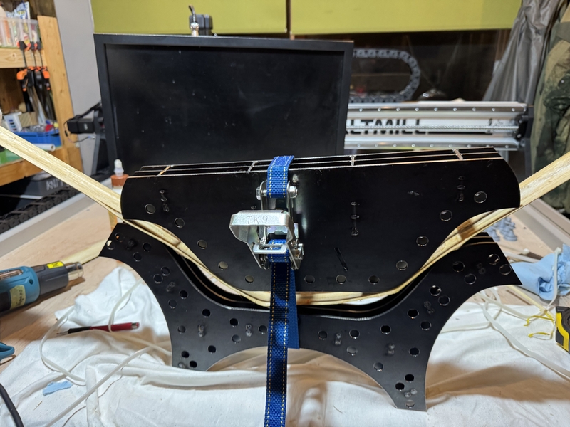Bending with the heat gun