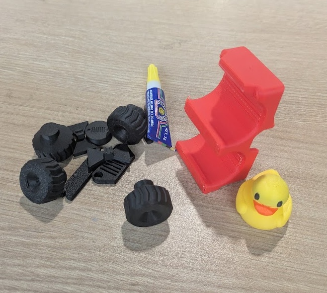 A little bit of glue and some assembly required.