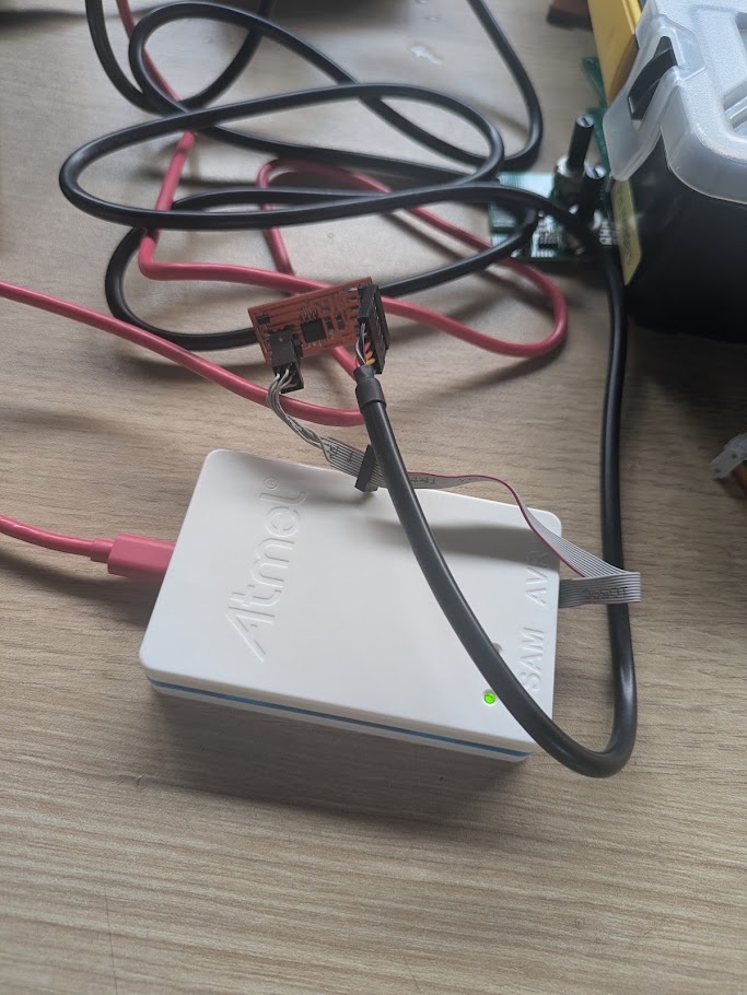 To accomplish this, I used an Atmel-ICE 