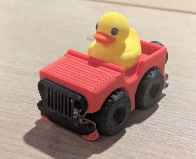 Beep beep! I'm a Jeep! Carolyn if you're reading this before Easter - sorry your surprise got spoiled!