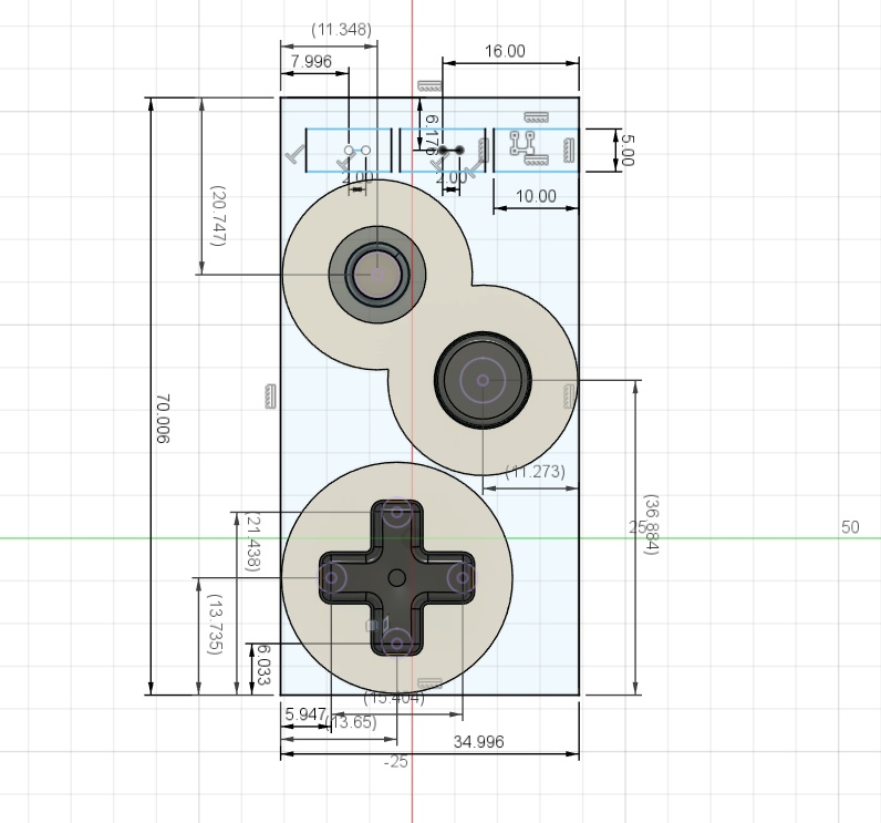 Adding the measurements taken from the PCB ordered earlier