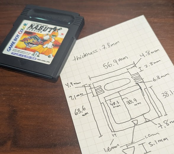 It looks messy... but jotting down measurements into a sketch helps with dimensioning the real thing