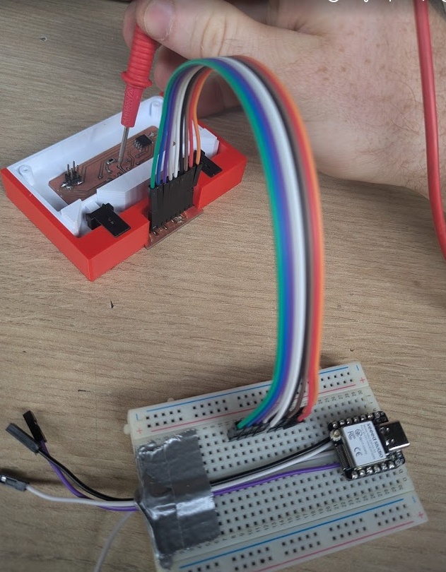 No, that's not a breadboard. It's uh... a... uhhh... a breadboard. No that's not duct tape..