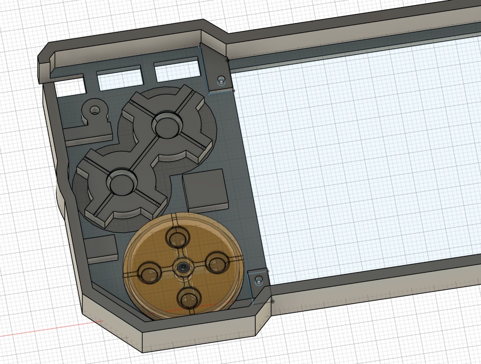 and most importantly the button housing for the membrane and plastic