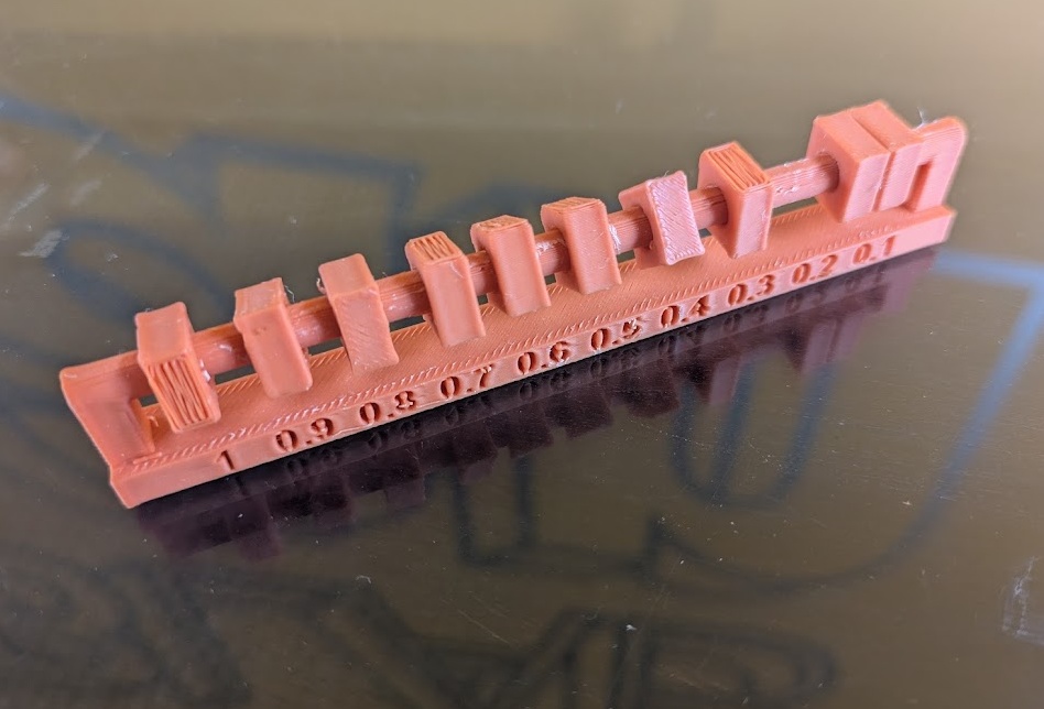 Plastic shrinks and expands under the heating and cooling during printing, so if you want an intentional gap between moving parts, you need to add a little more to ensure your moving parts don't fuse together during a print.