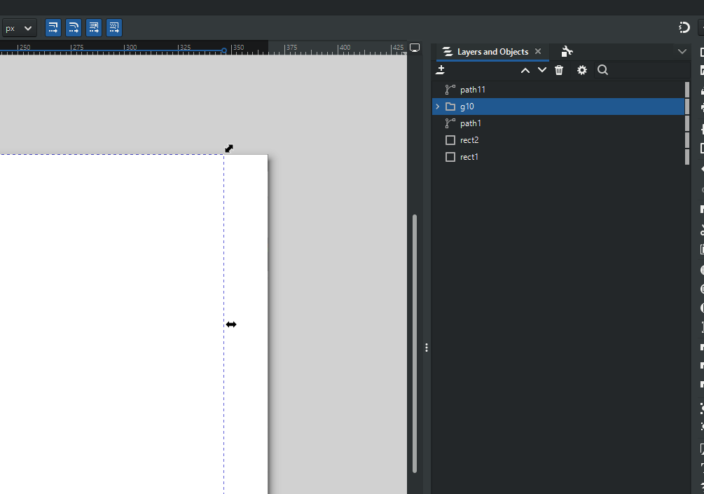 You'll notice in the previous screenshot that along the bottom there is a bar of colour broken up into 4 sections - when in reality I only have 3 colours - this is because the order your designs are stitched are determined by the layer order of your working file. So to fix the problem of having to spool white twice unnecessarily - I just moved the arrow design up one layer