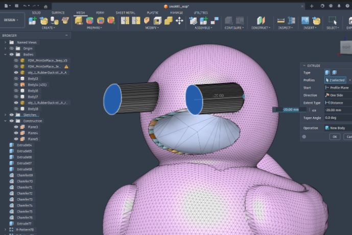 The consequence of doing it this way is you end up having to look at some pretty demonic models...