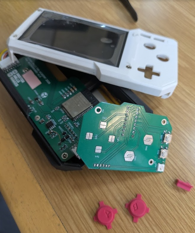 All the components ready for the final assembly.