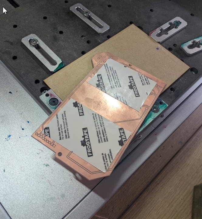 My new favourite stuff - double sided frog tape!!!