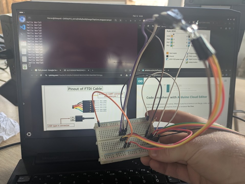 Hello World - from a breadboard!!!