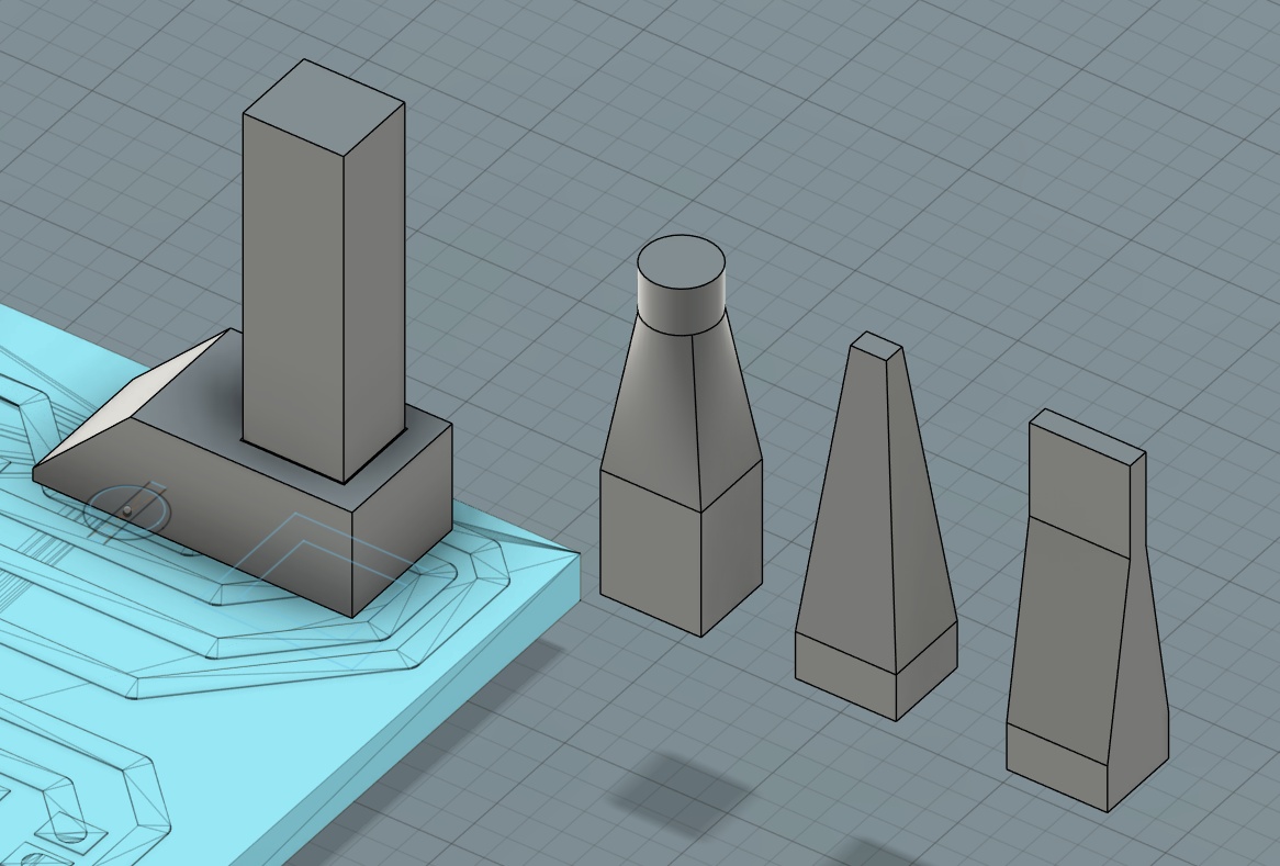 Different light pipe shapes