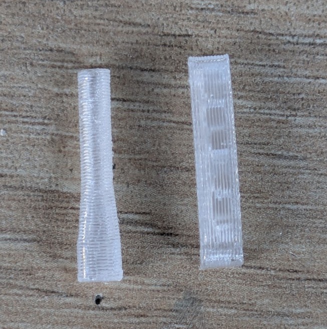 Notice the layer line directions