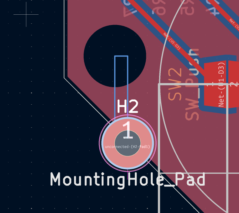 Update the location of the mounting hole - luckily I caught this one before I shipped off the boards to JLCPCB