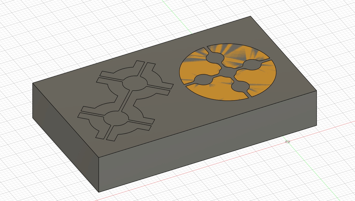 The process is the same as before - create your negatives in the mold - this can then be milled or printed
