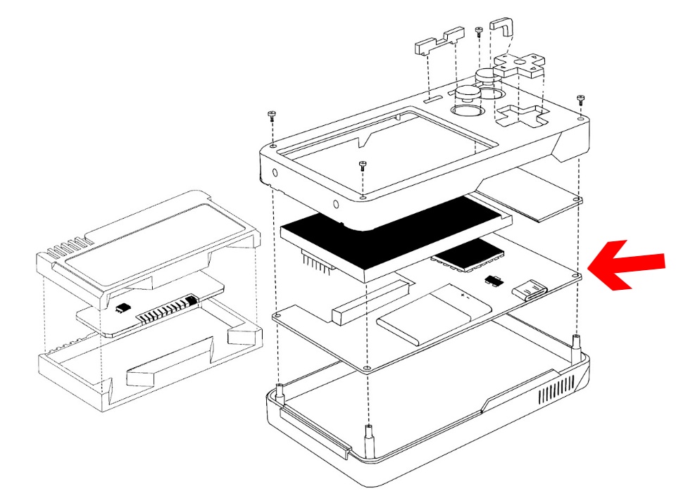 This is arguably what will make the PAK functional, everything else will be cosmetic and/or supplemental to this PCB. I've chosen to develop the PAK on a ESP32-WROOM-32E for it's available pinout, WiFi and BLE support, and processing power available to handle the types of things I want the PAK to do. Also it supports MicroPython which is certainly a comfort zone language for me, but pushing my understanding to something of this scale will really help me get a better grasp on object-oriented programming.

The main board will also house the power delivery for the device, which will be a LiPo battery with a TP4056 charger and LDO circuit. The entire device charges via USB-C, but also needs to be programmable over USB as well. The motherboard also connects to the other boards described below and components - such as the screen. Lastly the motherboard PCB will house the cartridge edge-connector-style port that each cartridge will slot into.