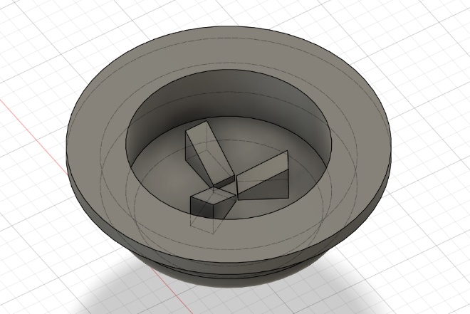Here's an underside look - remember that flange - it's important.