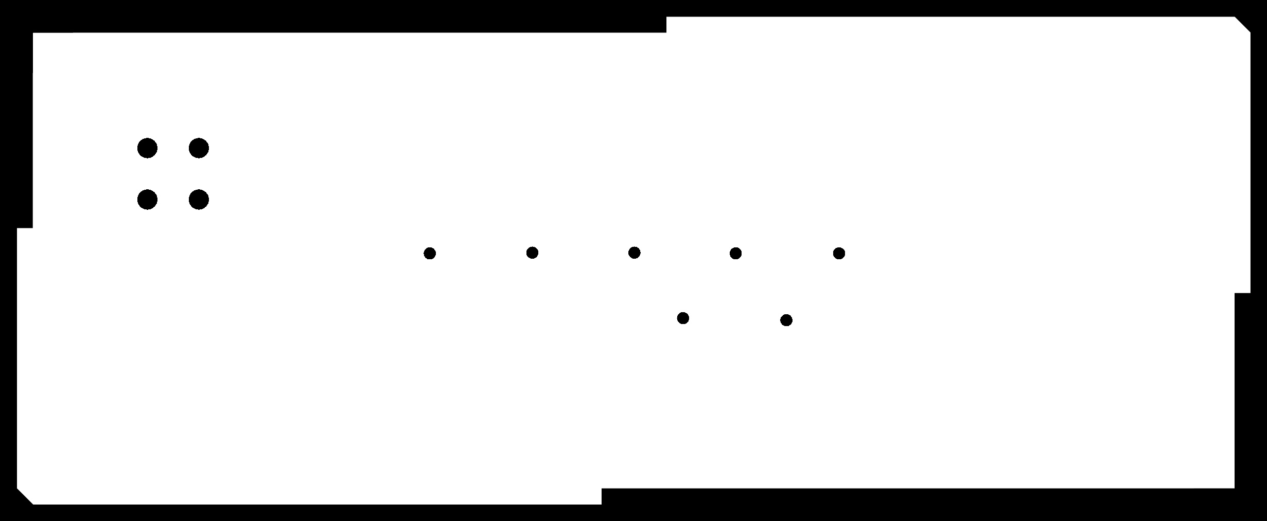 The top layer's cut - notice the outer frame that gerber2png adds