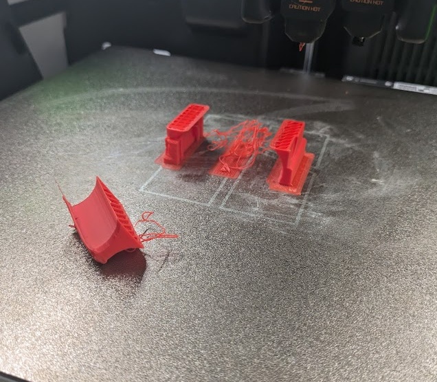 I mentioned I have a lot of experience with 3D printing already but I feel like this simple model was the one that gave me the MOST trouble! I could not get the ABS supports to stay put.